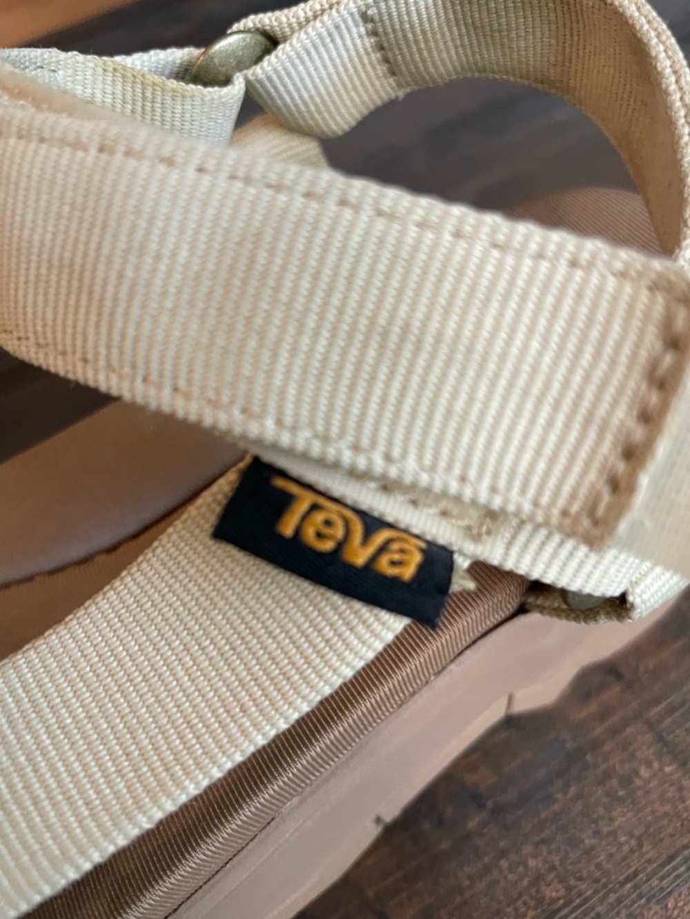 TEVA Women Jadito Platform Memory Foam Comfort Sandal 6 Tan Outdoor Festival - Picture 3 of 12